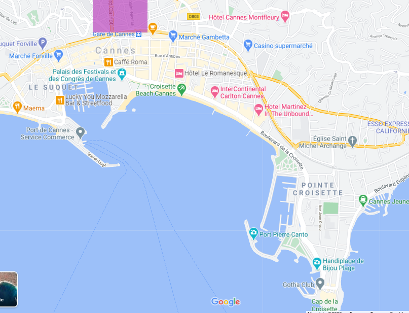 Location vacance appartement cannes plage soleil congrès logement saisonnière